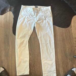 Men’s J Crew white pants 32 30 NWT